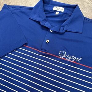 Peter Millar Men's Large Summer‎ Comfort Barstool Golf Polo Shirt